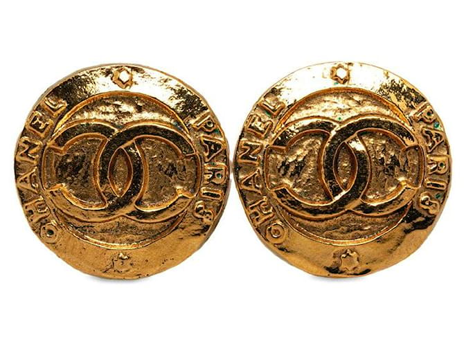 Chanel CC Clip On Earrings Metal  ref.1318933