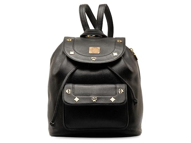 MCM Studded Leather Backpack  ref.1318950