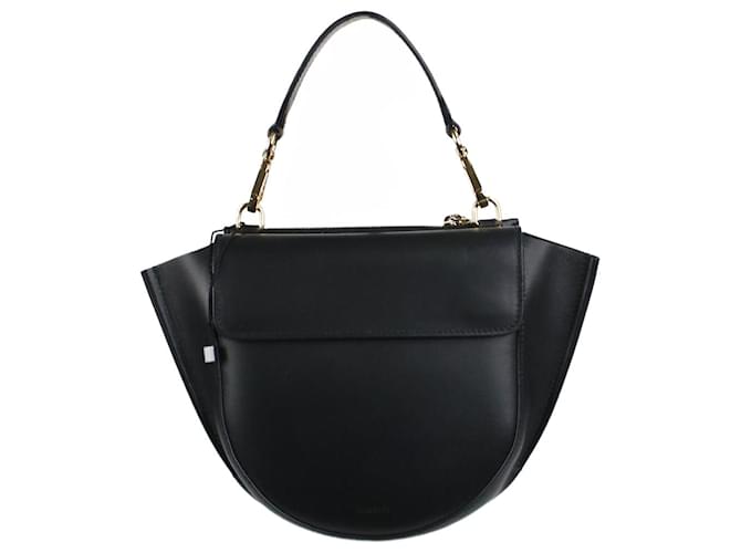 Wandler Black mini Hortensia bag Leather  ref.1318987