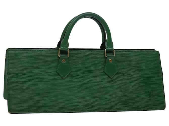 LOUIS VUITTON Epi Sac Triangle Hand Bag Green M52094 LV Auth 68945 Leather  ref.1319116