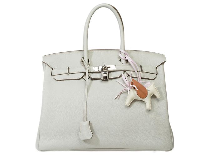 Hermès Sac HERMES Birkin 35 en Cuir Gris - 101806