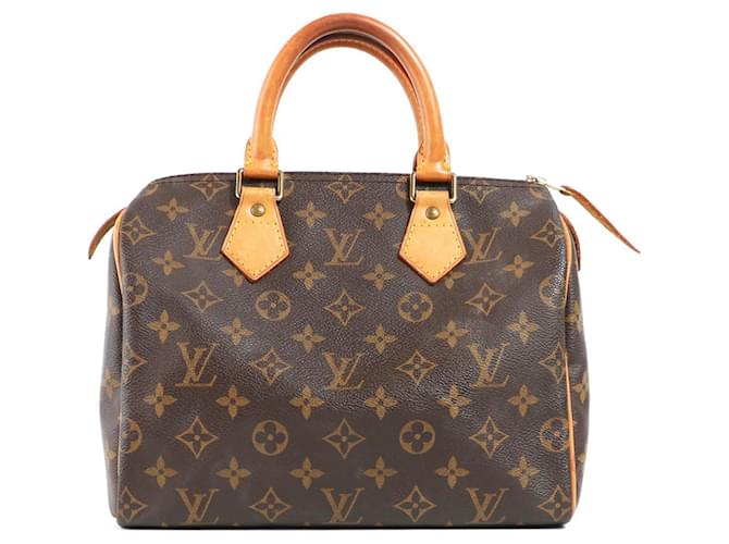 Speedy LOUIS VUITTON  Handbags T.  leather Brown  ref.1319406
