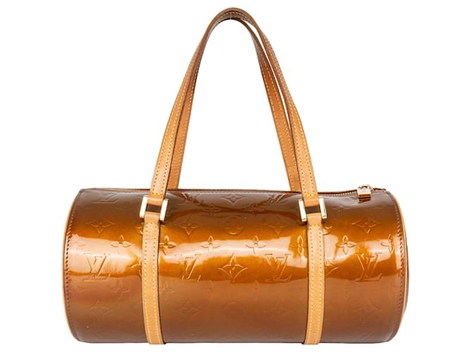 Louis Vuitton Vernis Monogram Papillon Shoulder Bag Brown Leather  ref.1319422