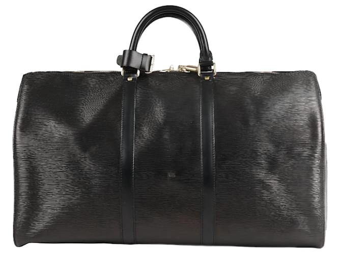 Louis Vuitton Keepall en cuir épi 50 en Noir M42962  ref.1319436