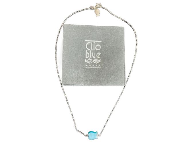 Clio Blue Collane Argento Blu chiaro