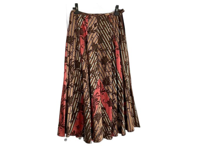 Autre Marque Gonna stampata Ischiko cotone viscosa Multicolore