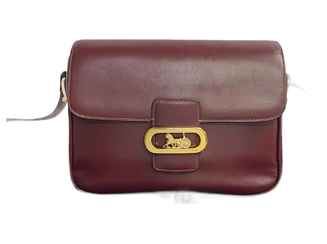 Céline Leather Carriage Box Bag  ref.1319490