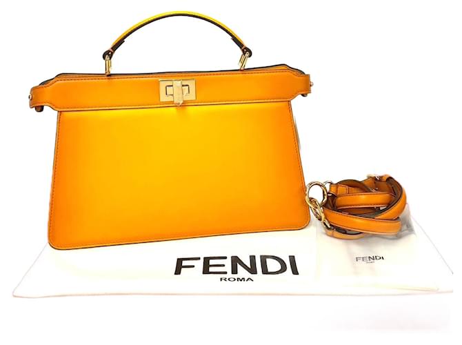 Fendi Peekaboo Iseeu East-West Handbag Leather  ref.1319494