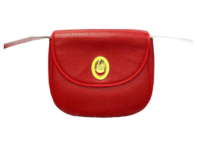 Dior Leather Logo Crossbody Bag  ref.1319495