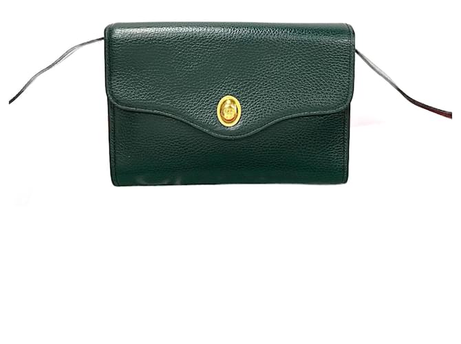 Dior Leather Logo Flap Crossbody Bag  ref.1319496