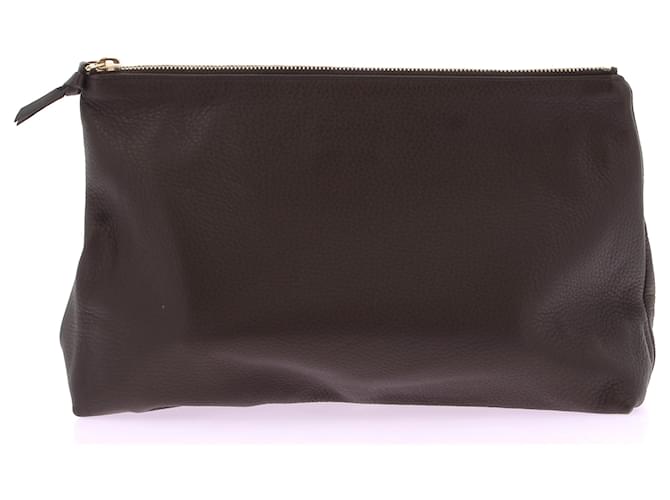 BOTTEGA VENETA  Clutch bags T.  leather Brown  ref.1319520
