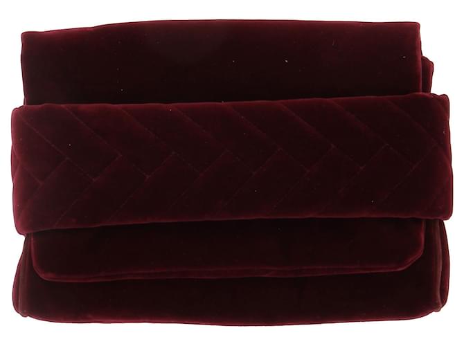 Autre Marque L'AUTRE CHOSE  Clutch bags T.  velvet Red  ref.1319521