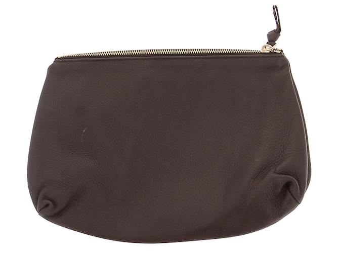 BOTTEGA VENETA  Clutch bags T.  leather Brown  ref.1319525
