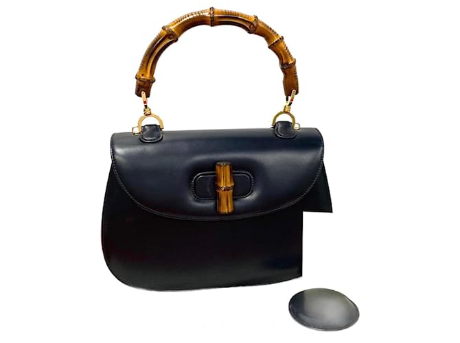 Gucci Leather Bamboo Top Handle Bag  ref.1319543