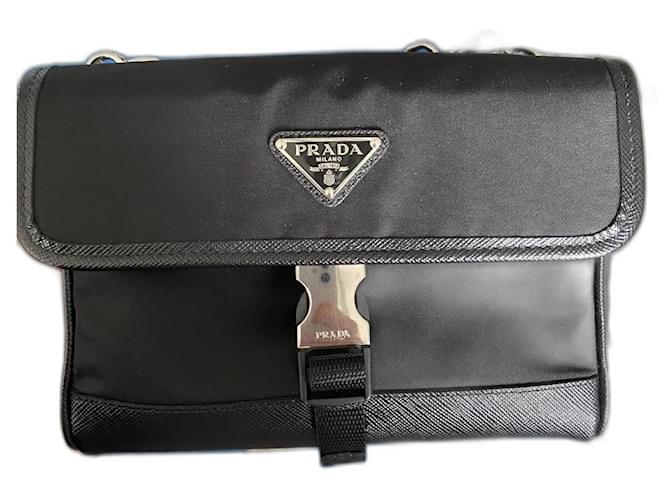 Prada Smartphone Bag Black Leather  ref.1319582