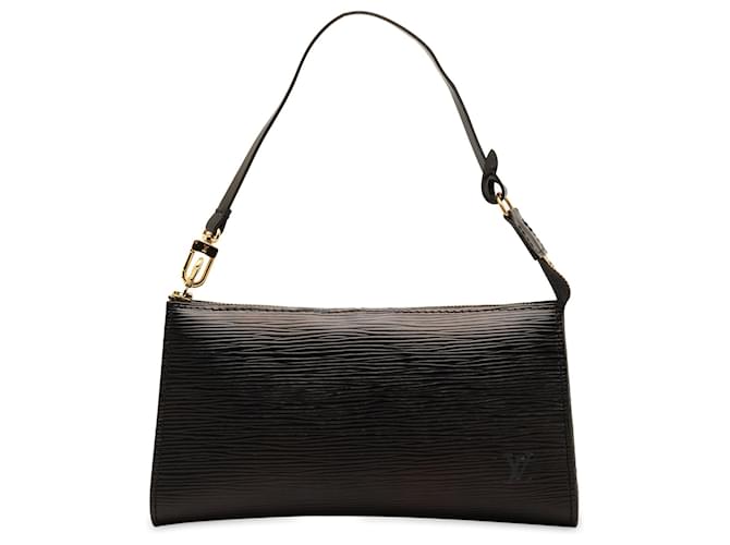 Louis Vuitton Black Epi Pochette Accessoires Leather  ref.1319589