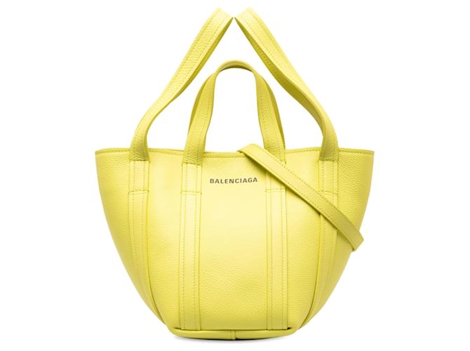 Balenciaga Yellow XS Everyday North-South Tote Leather Pony-style calfskin  ref.1319641