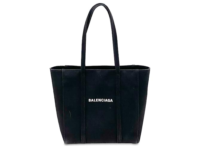 Balenciaga Black Small Everyday Tote Cloth Cloth  ref.1319664