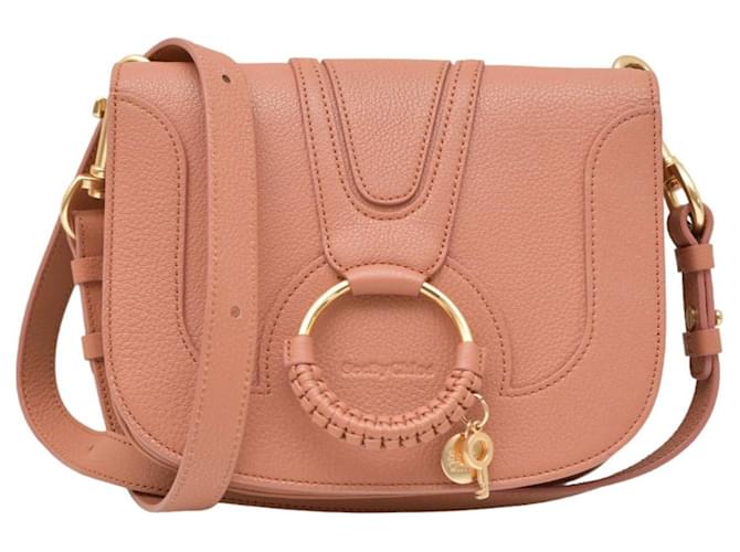 See by Chloé See By Chloe Hanah Powder Pink Women's Leather Shoulder Bag Cross-body Messenger  ref.1319937