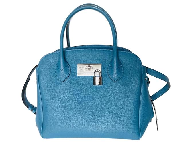 Louis Vuitton Milla PM Blue Leather  ref.1319939