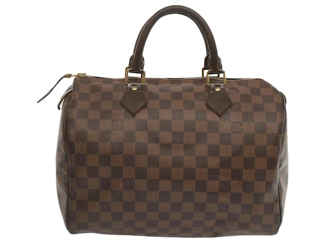 Louis Vuitton Speedy 30 Brown Cloth  ref.1319976