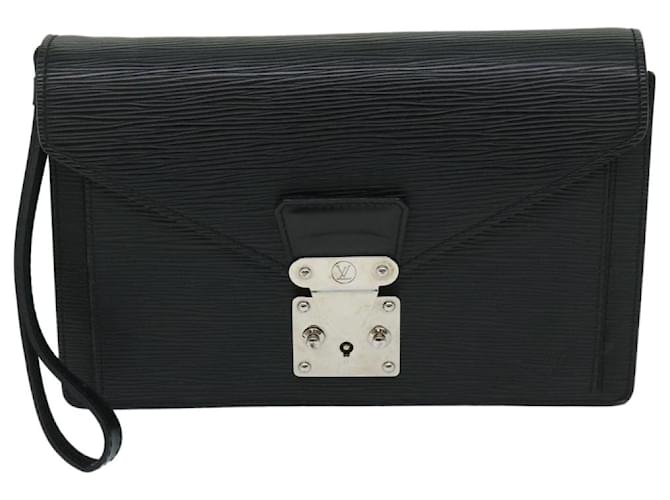 Louis Vuitton Sellier Drangonne Black Leather  ref.1320067