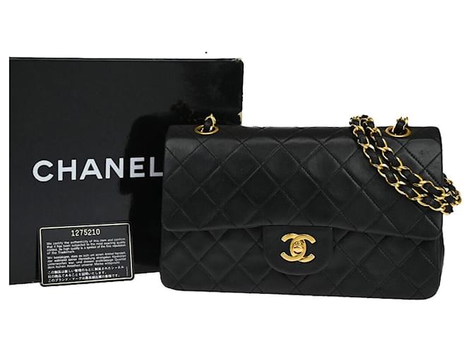 Chanel Timeless Black Leather  ref.1320070