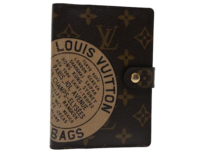 Louis Vuitton Agenda PM Black Cloth  ref.1320104