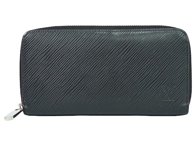 Louis Vuitton Zippy Wallet Cuir Noir  ref.1320124