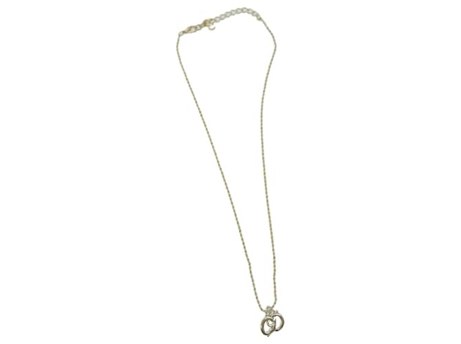 Christian Dior Collar metal Oro Autenticación5774 Dorado  ref.1320180