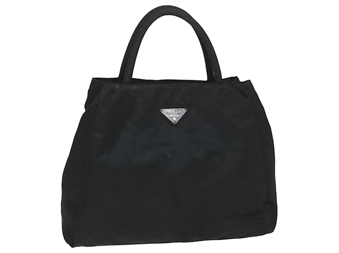 PRADA Hand Bag Nylon Black Auth bs9236  ref.1320186