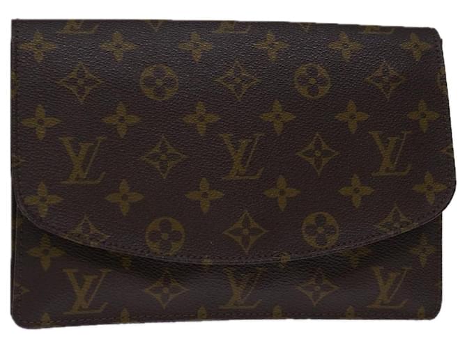 Louis Vuitton Monogram Pochette rabat 23 Clutch Bag M51931 LV Auth ti1586 Cloth  ref.1320198