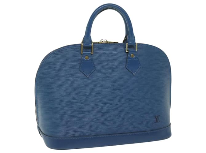 LOUIS VUITTON Epi Alma Hand Bag Toledo Blue M52145 LV Auth yk9990 Leather  ref.1320206