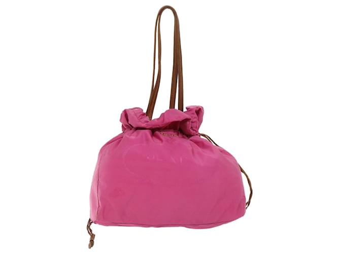 PRADA Tote Bag Nylon Pink Auth bs13156  ref.1320245