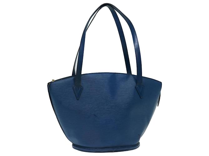 LOUIS VUITTON Epi Saint Jacques Shopping Shoulder Bag Blue M52275 Auth tb1063 Leather  ref.1320333