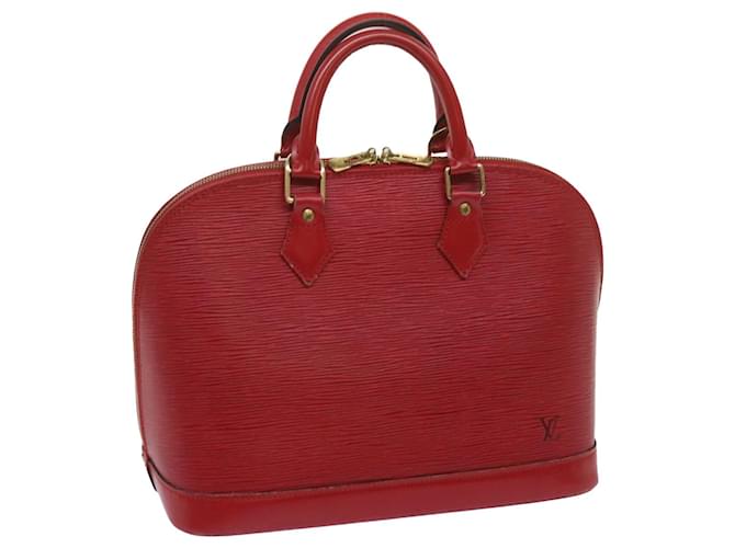 LOUIS VUITTON Epi Alma Hand Bag Castilian Red M52147 LV Auth 68117 Leather  ref.1320376
