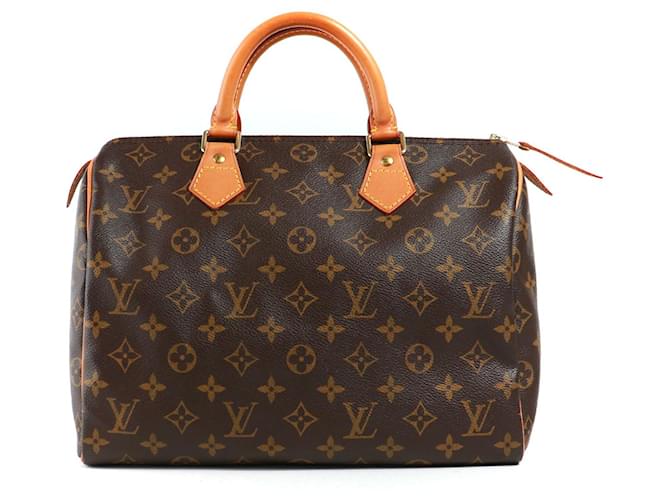 Speedy LOUIS VUITTON  Handbags T.  leather Brown  ref.1320498