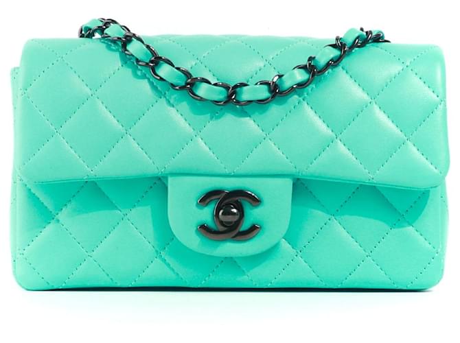 Timeless CHANEL  Handbags T.  leather Blue  ref.1320500