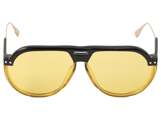 Gafas de sol DIOR Plástico Amarillo  ref.1320517
