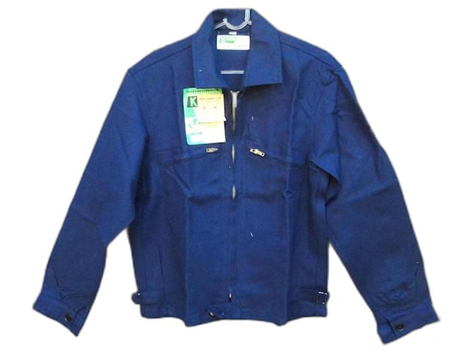 Autre Marque Blazers Jackets Blue Cotton  ref.1320604