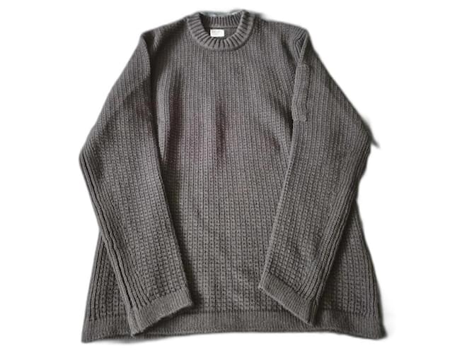 CP Company Wool sweater with a "boat" neckline Navy blue  ref.1320616