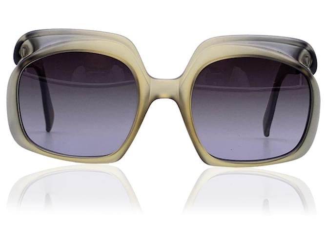 Christian Dior gafas de sol vintage 2009 571 gris 52/22 135MM Verde Plástico  ref.1320654