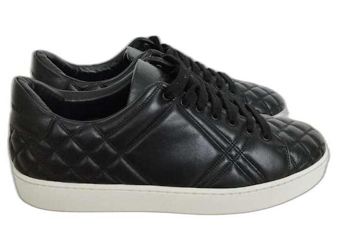 Burberry Sneakers Black Leather  ref.1320817