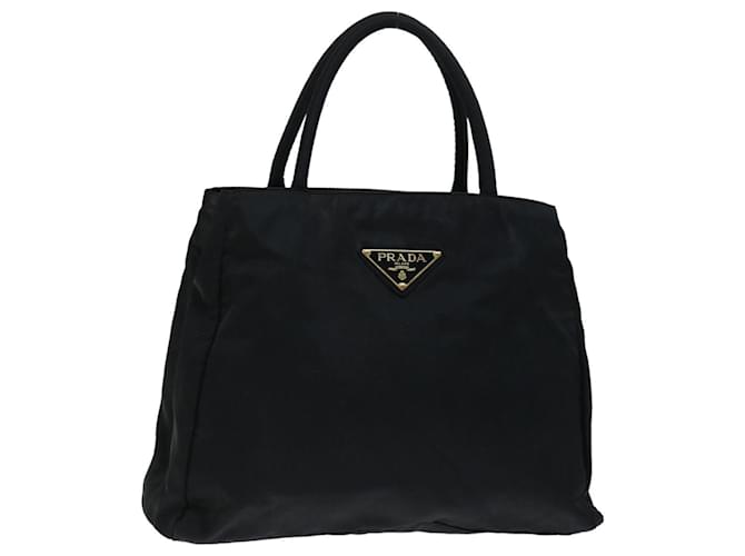 PRADA Hand Bag Nylon Black Auth 68959  ref.1320832
