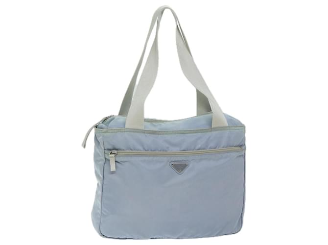 PRADA Tote Bag Nylon Azzurro Aut 69439 Blu chiaro  ref.1320865