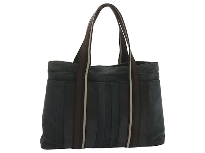 Hermès HERMES Toroca Horizont Tote Bag Toile Noir Auth bs12720  ref.1320868