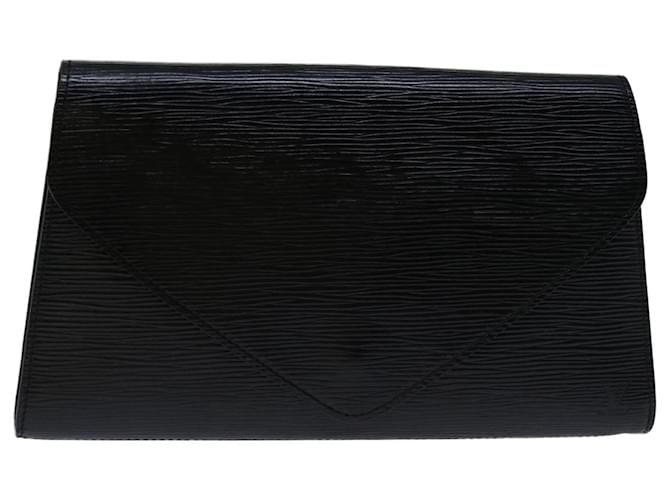 LOUIS VUITTON Epi Art Deco Clutch Negro M52632 Autenticación LV5926 Cuero  ref.1320869
