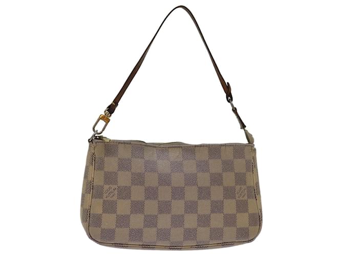 LOUIS VUITTON Damier Azur Pochette Acessórios Bolsa N51986 Autenticação de LV 68937  ref.1320927