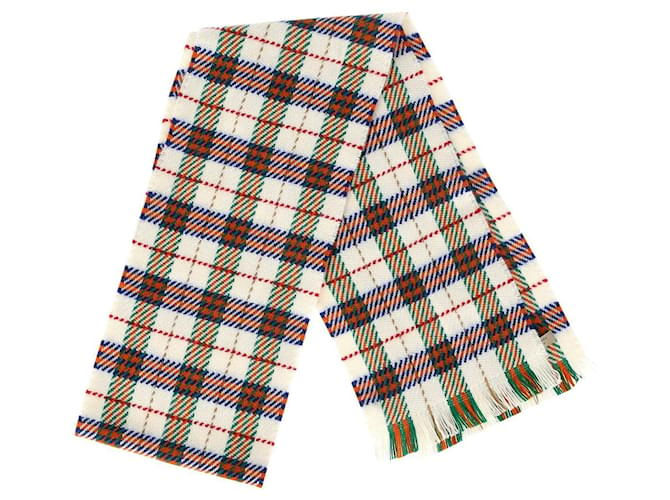 Burberry Check Scarf in Multicolor Wool Multiple colors  ref.1321176