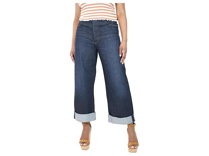 Citizens of Humanity Blue Ayla wide-leg mid-rise recycled-denim jeans - size UK 12 Cotton  ref.1321237